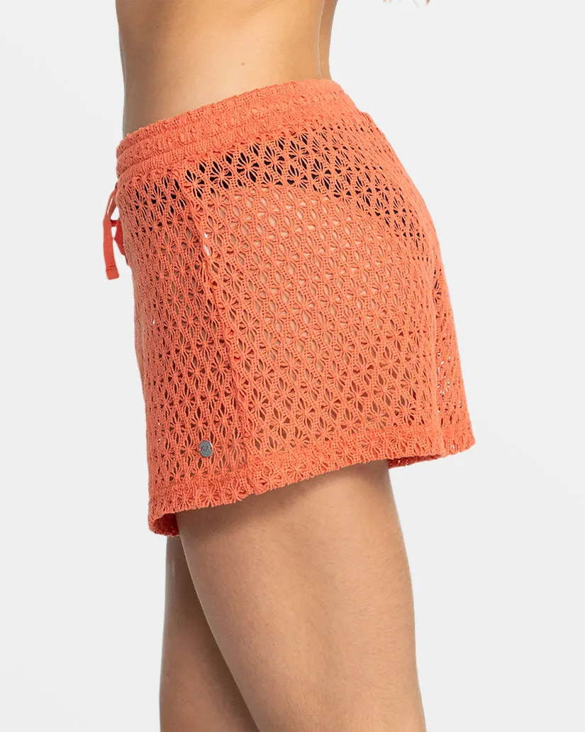 Roxy Sunset Riders Shorts-Apricot Brandy