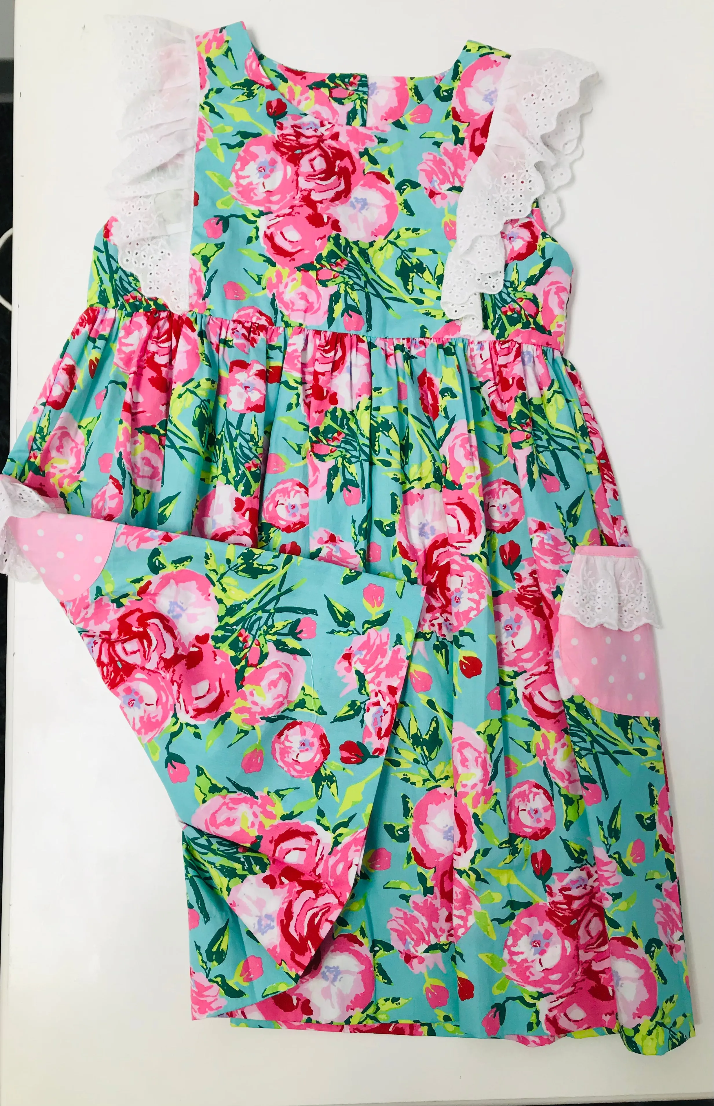 Ruffled floral dress