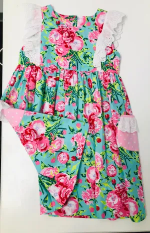 Ruffled floral dress
