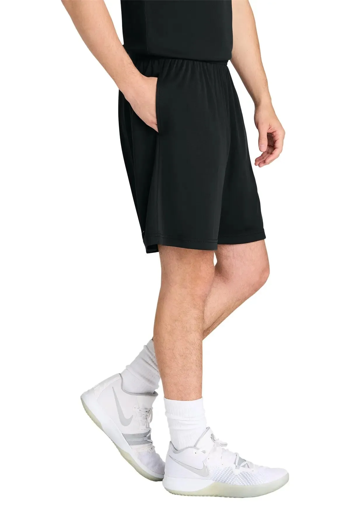 San Mar 7" Pocketed Shorts  Lightweight, Moisture-Wicking & Versatile