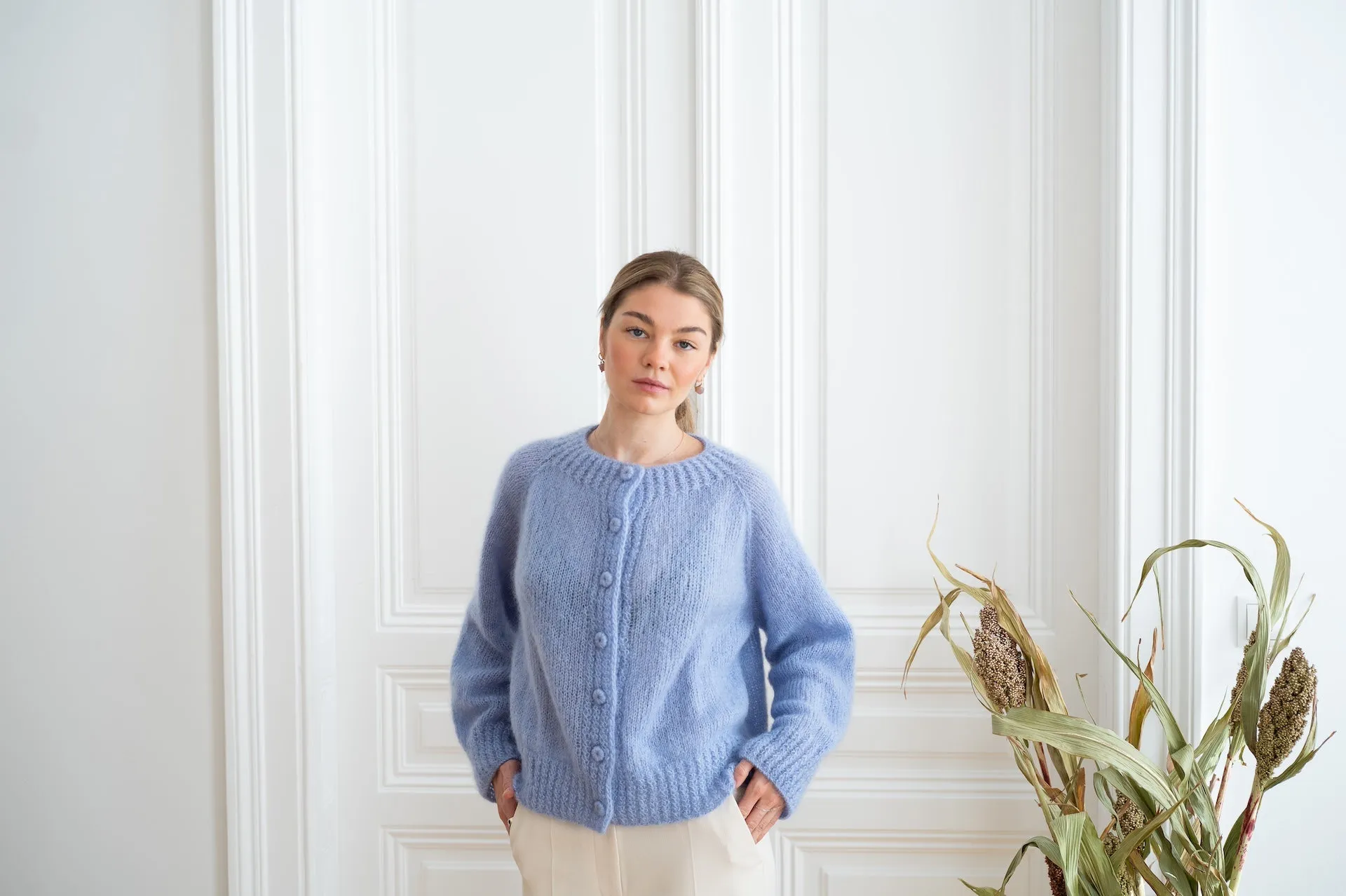 Sandra Cardigan Light Blue
