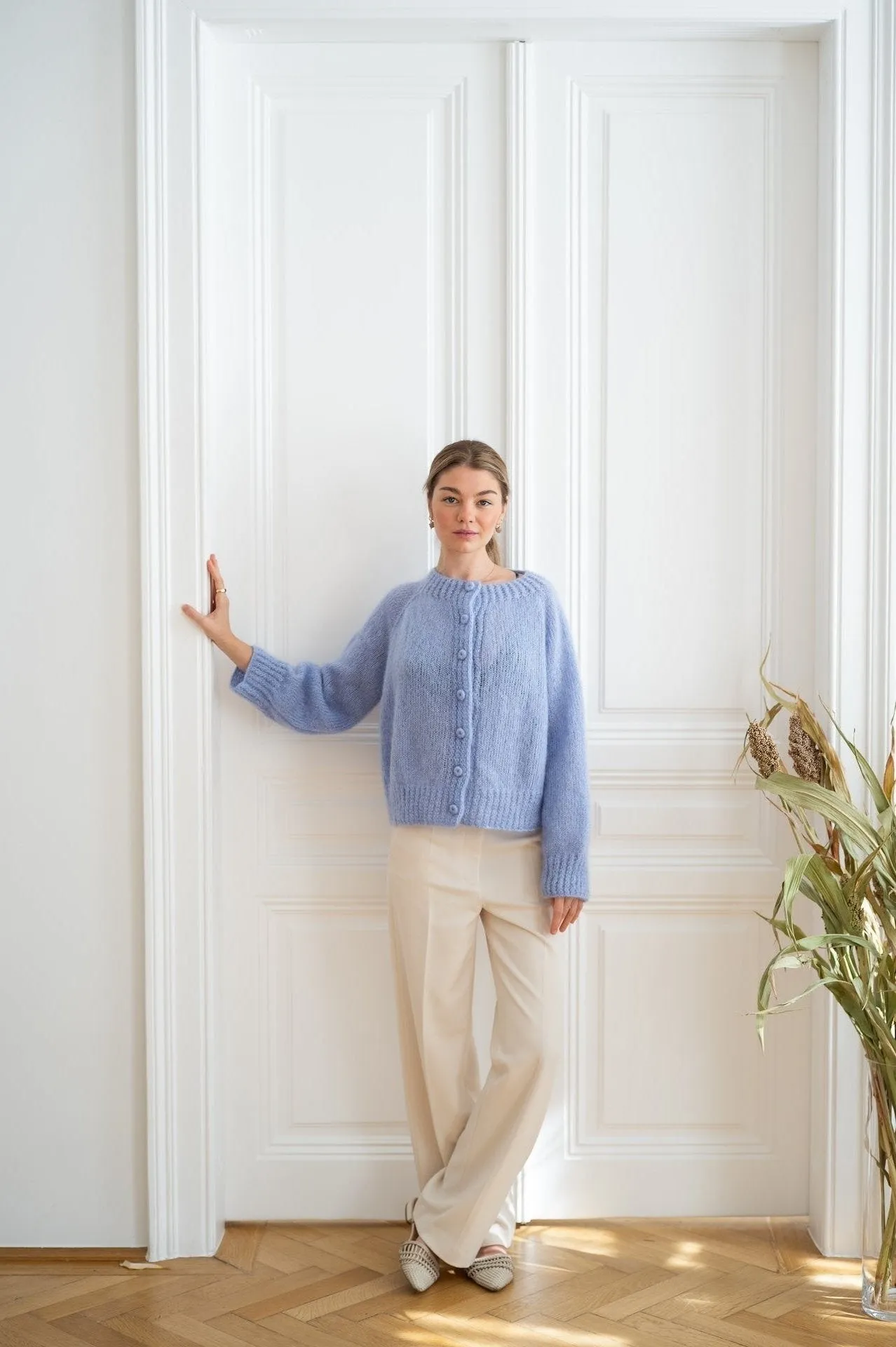 Sandra Cardigan Light Blue