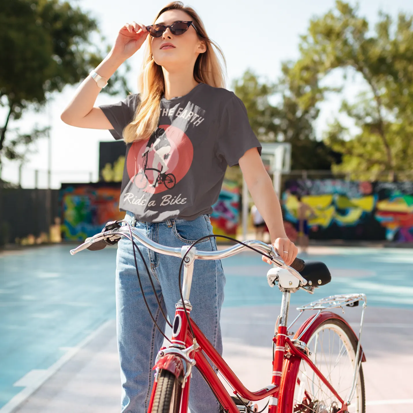 Save the Earth Cycling Unisex T-Shirt