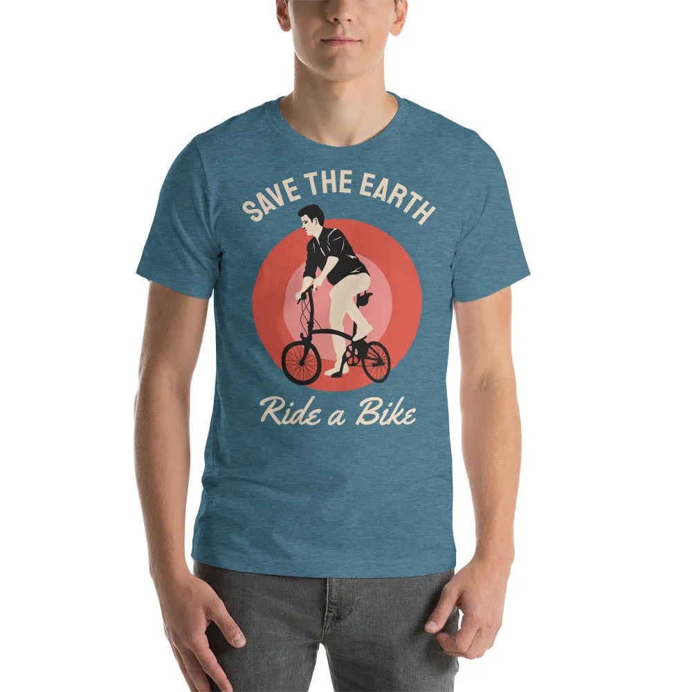 Save the Earth Cycling Unisex T-Shirt