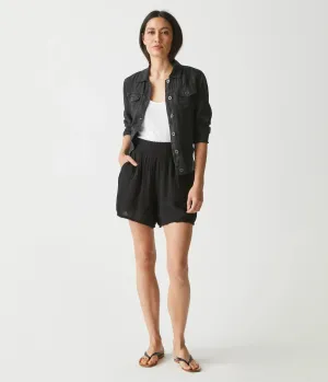 Sia Gauze Shorts | Black