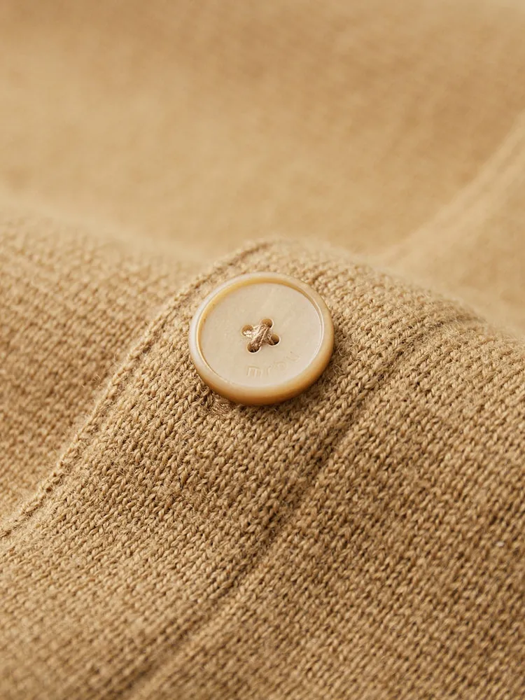SIGNATURE MERINO WOOL CARDIGAN