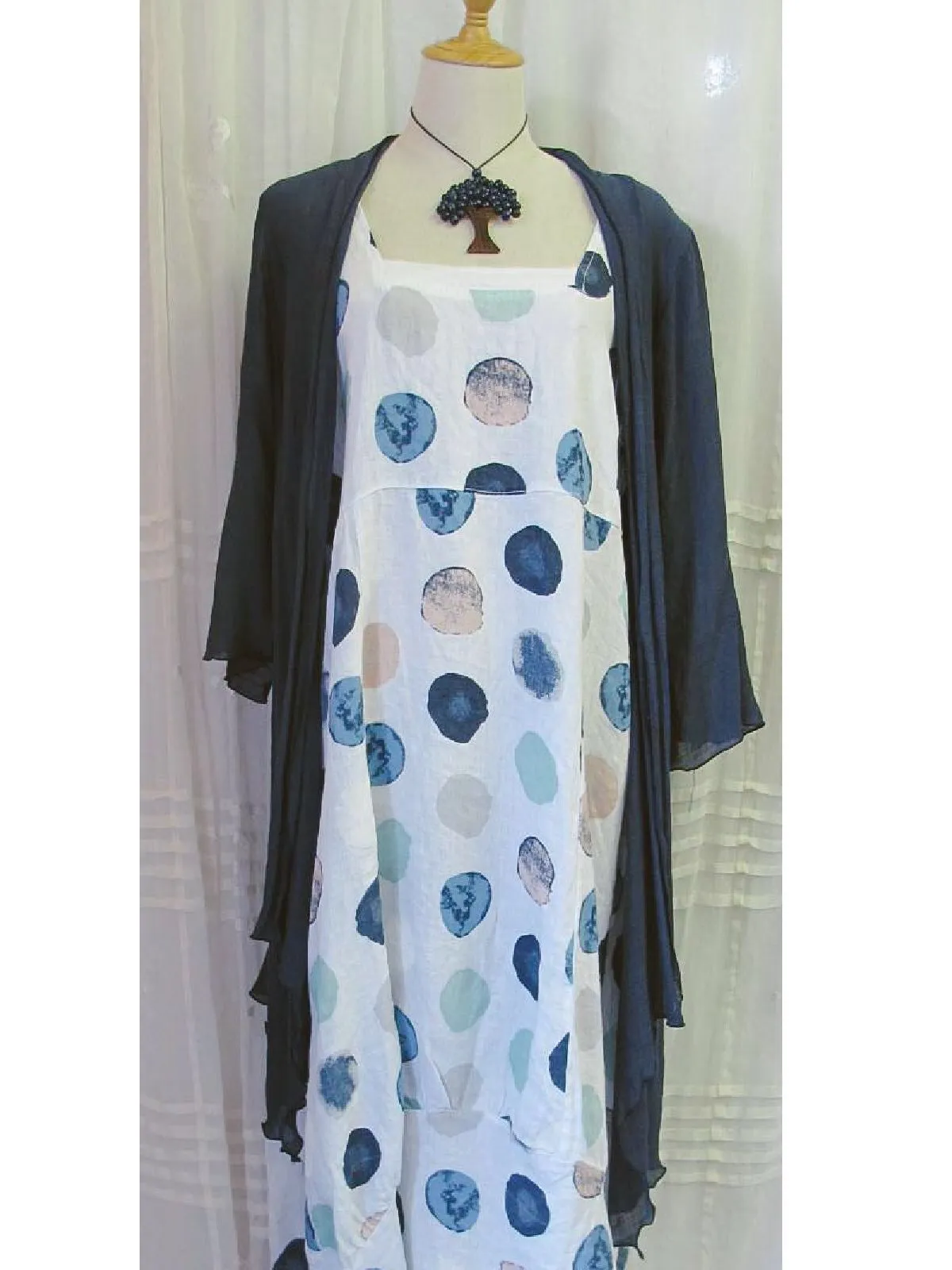Silk Blend Long Cardigan