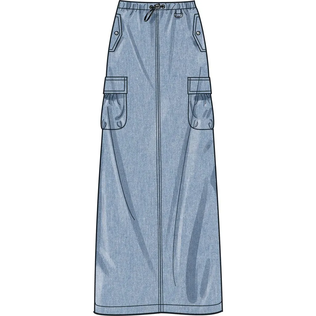 Simplicity Sewing Pattern S9891 Misses' Skirt In Three Lengths