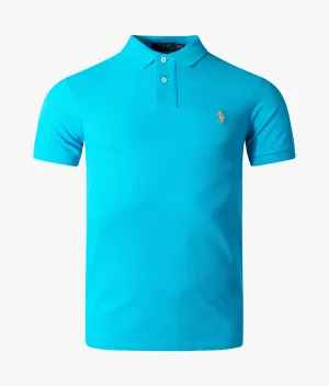 Slim Fit Mesh  Polo Shirt