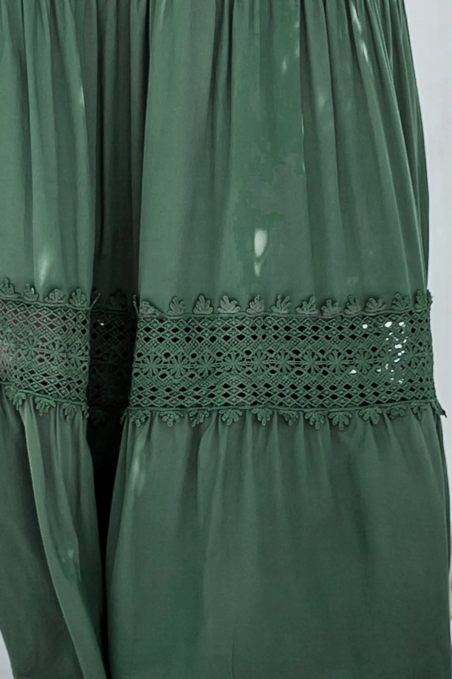Smocked Ruffled Maxi Tube Dress