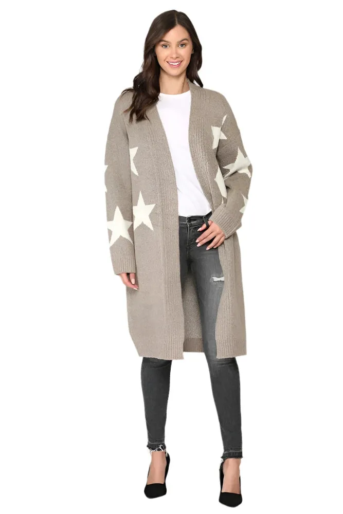 Star Sweater Cardigan