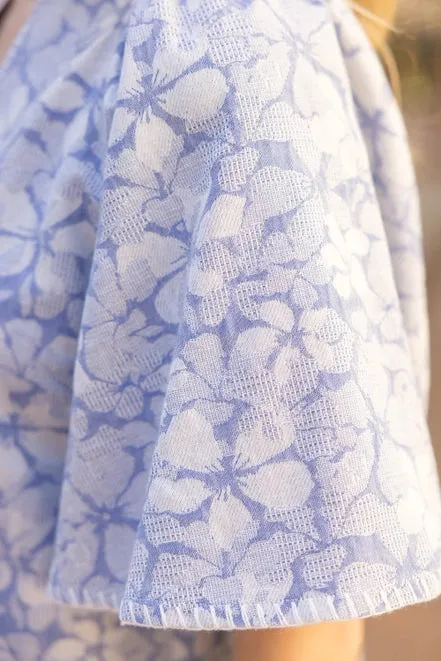 Stitch Detailed Short Sleeve Dress
