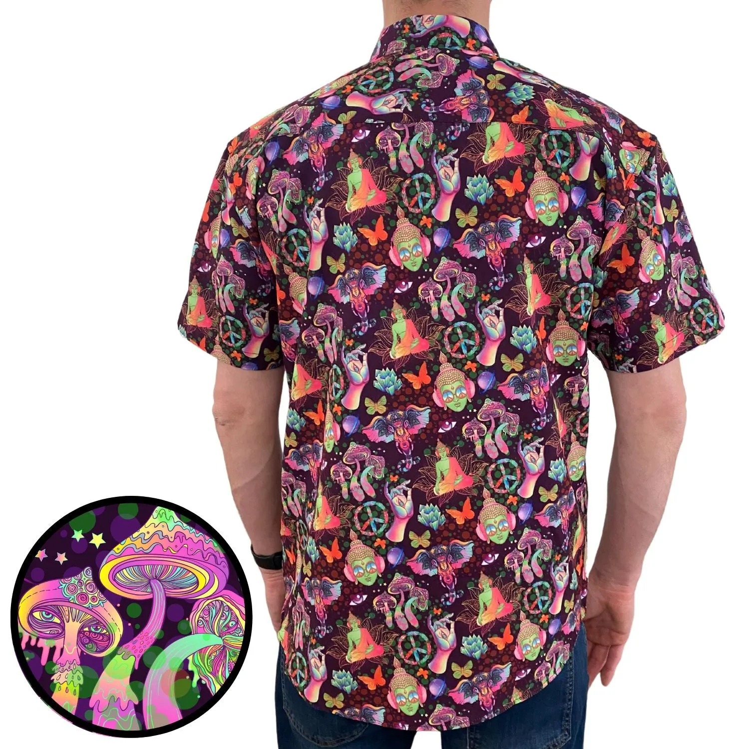 Super Stretch - Shroomin' Hawaiian Shirt