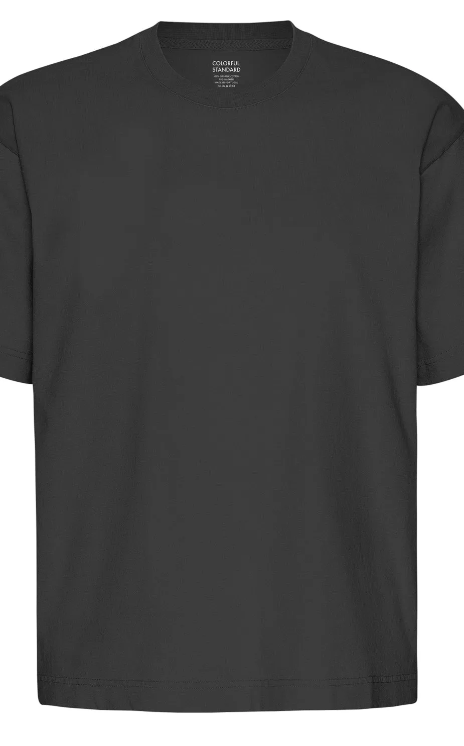 T-Shirt Over Cotone Organico Nera