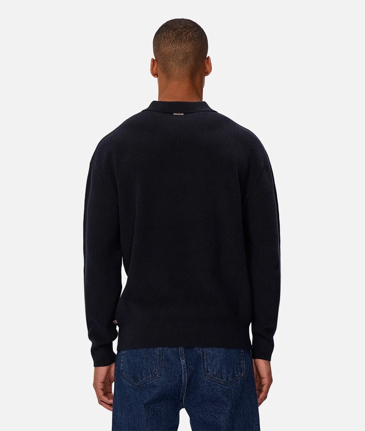 The New England Polo Knit - Navy 24