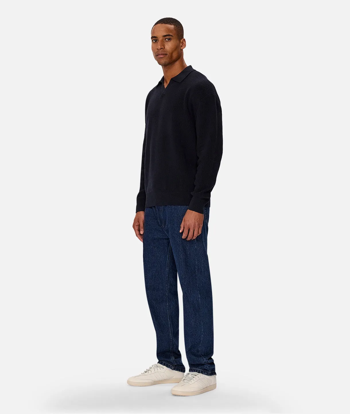 The New England Polo Knit - Navy 24