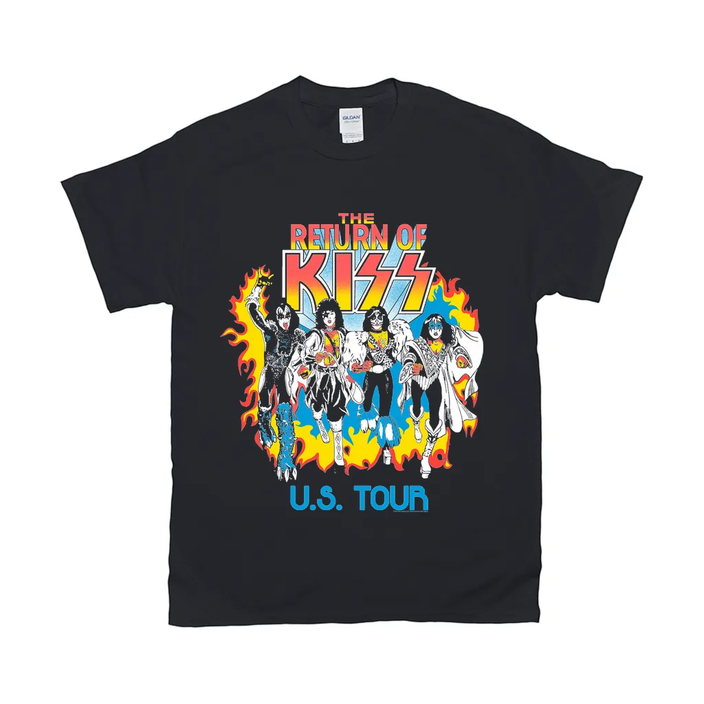 The Return of KISS Black T-Shirt
