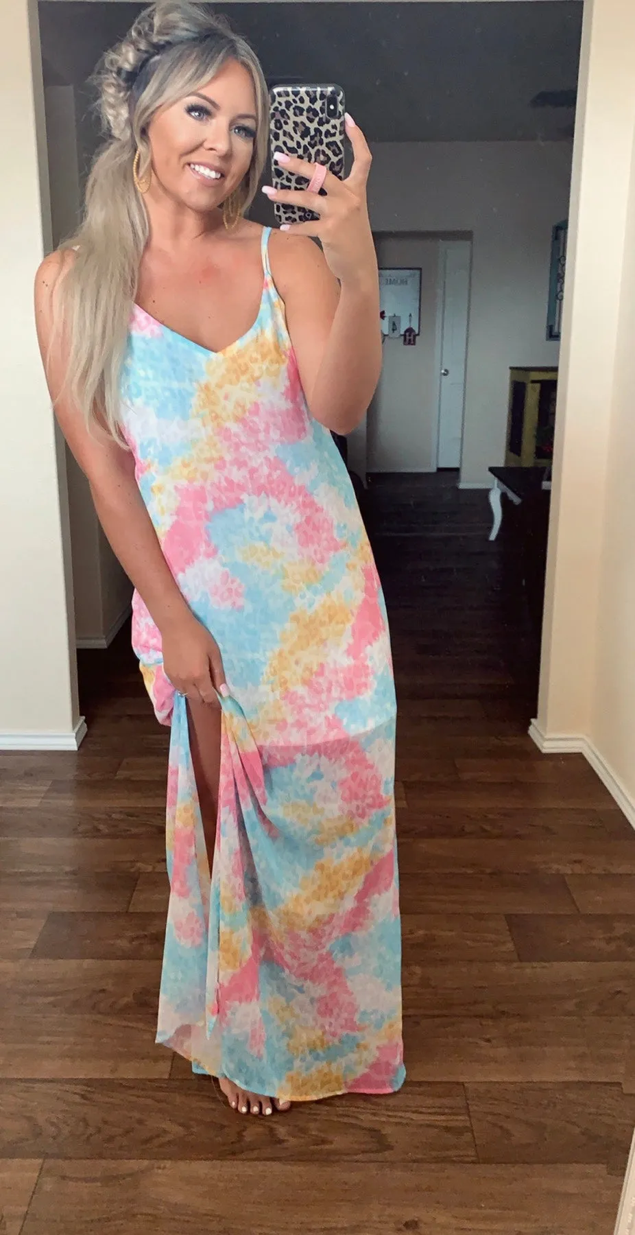 Tie Dye Maxi Dress