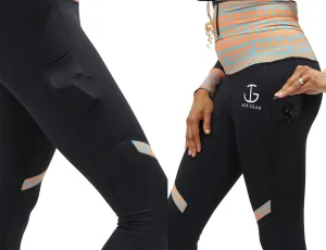 Tribal Striped Leggings Yoga Pants