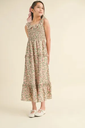 Tween Girl Ruffle Maxi