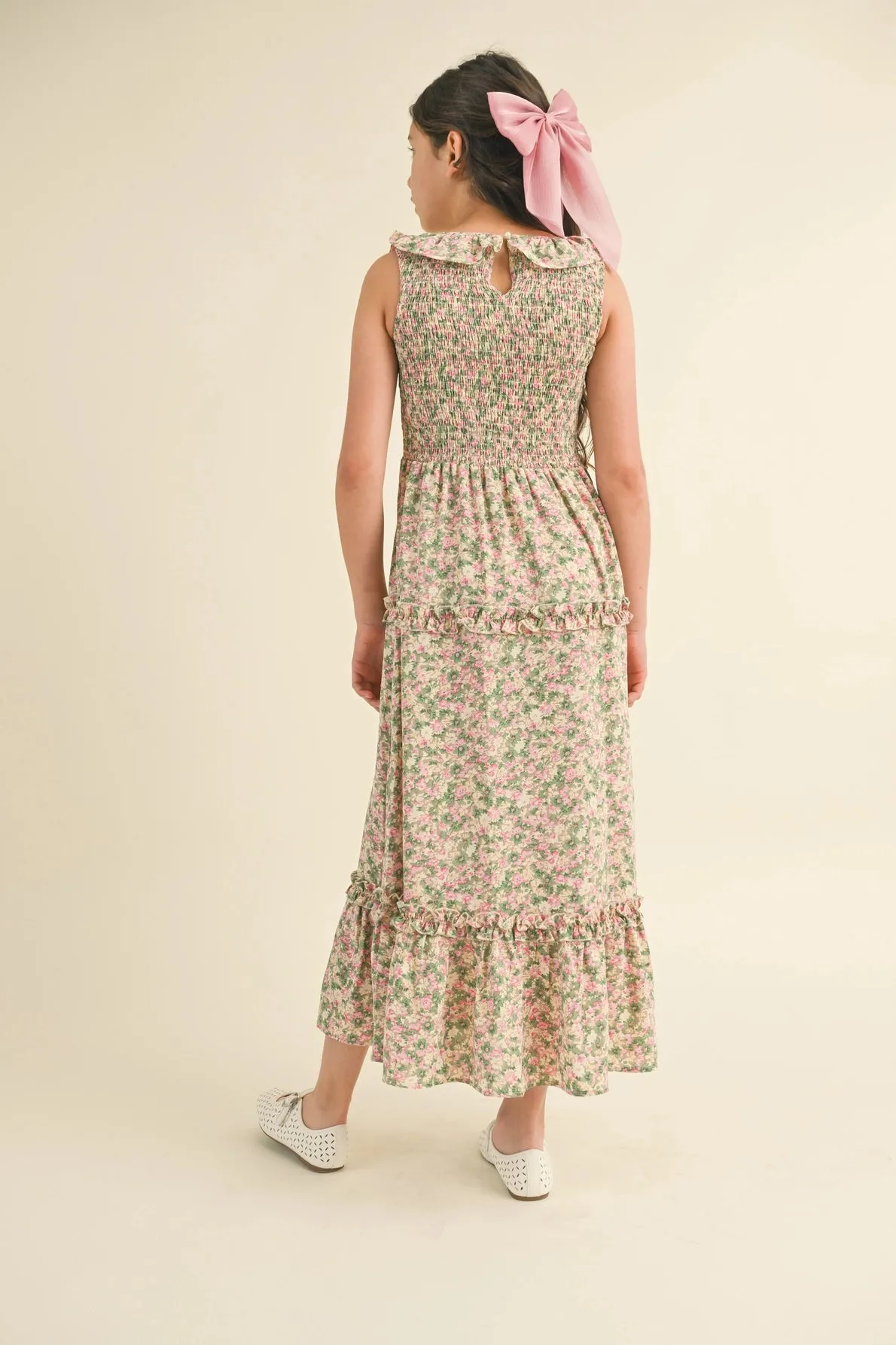 Tween Girl Ruffle Maxi