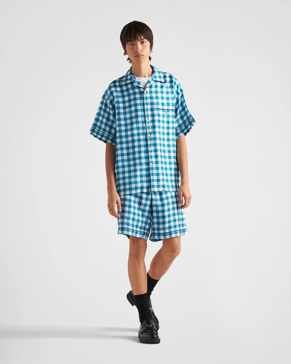 TWILL VICHY SHORTS