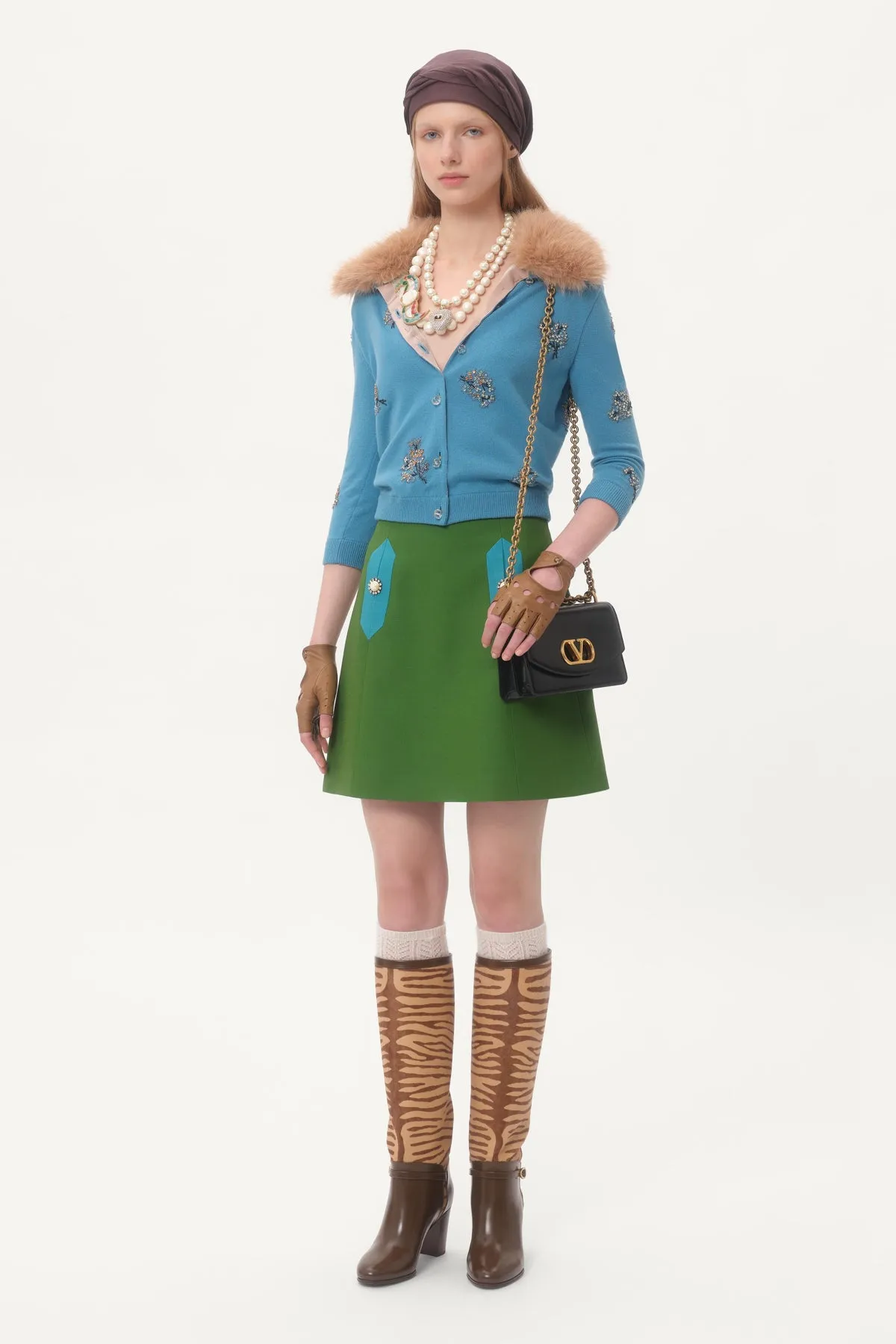 VALENTINO | EMBROIDERED CARDIGAN