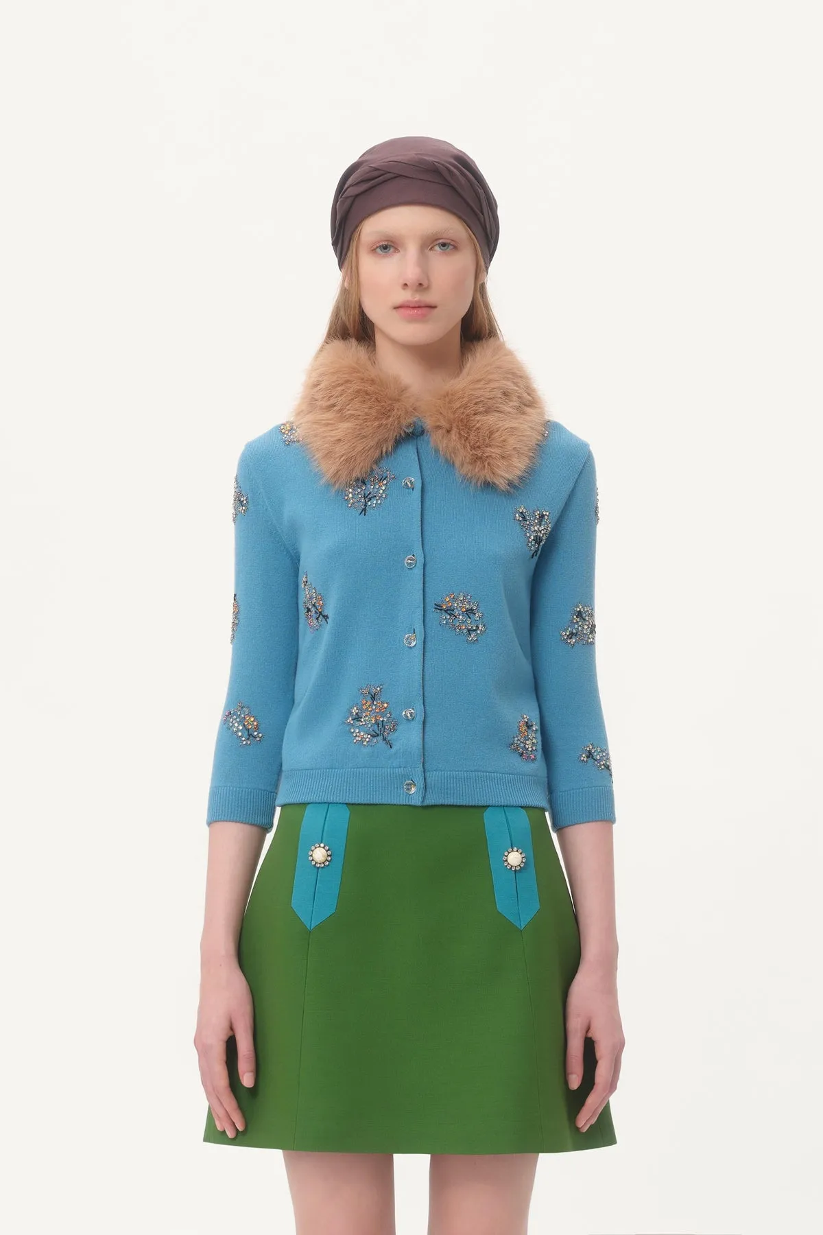 VALENTINO | EMBROIDERED CARDIGAN