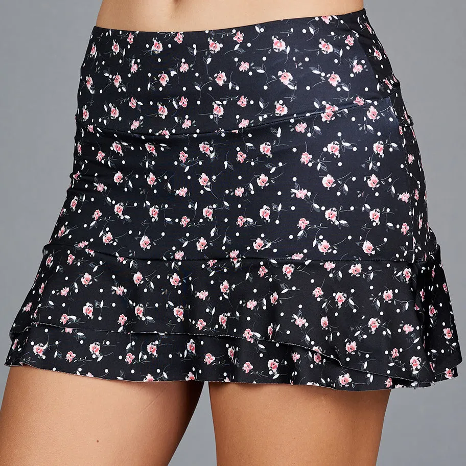 Vespa Short Print Skort (floral print)