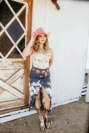 VINTAGE MAXI DENIM SKIRTS