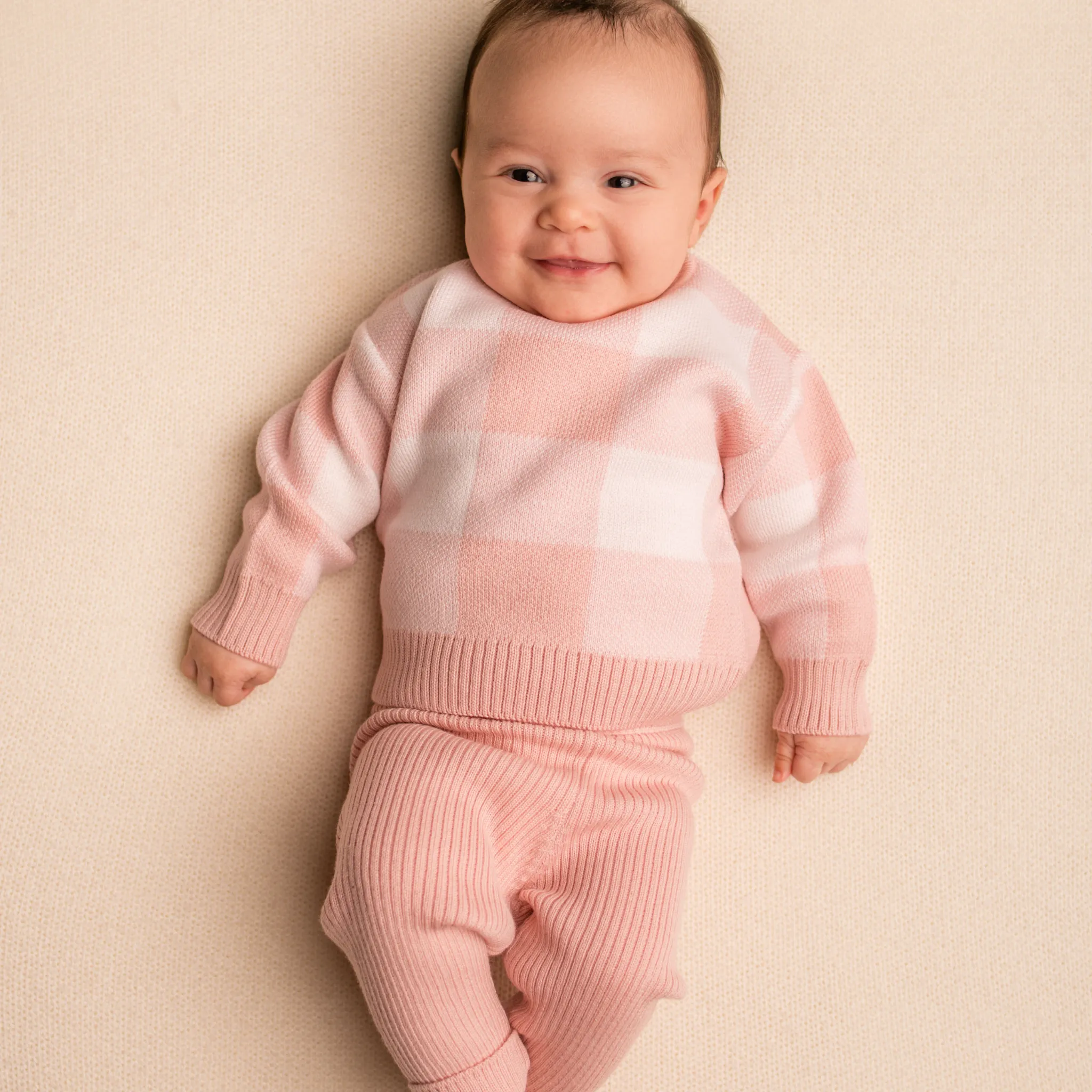 Virgin Merino Wool Leggings - Dusty Rose
