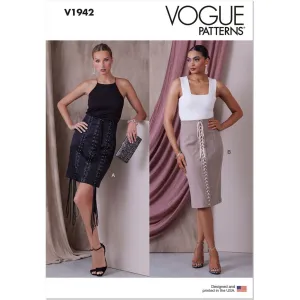 Vogue Pattern V1942 Misses' Skirts