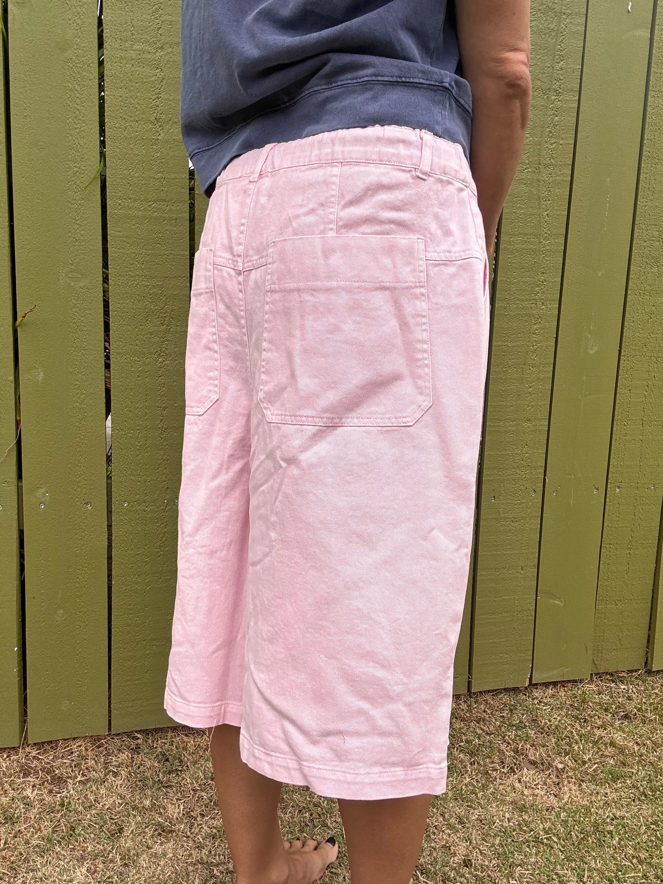 Warm Daze Wide Leg Jort