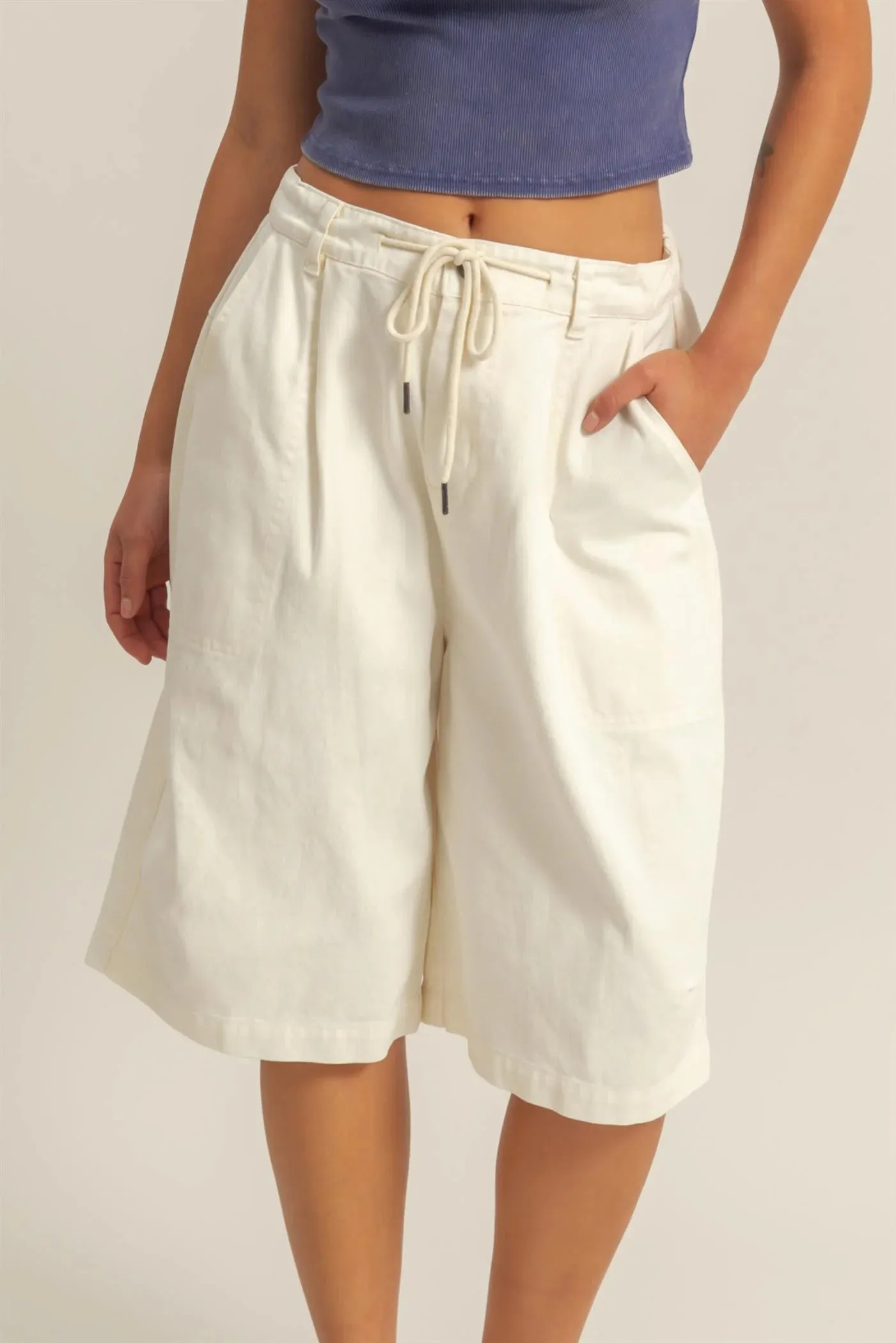 Warm Daze Wide Leg Jort