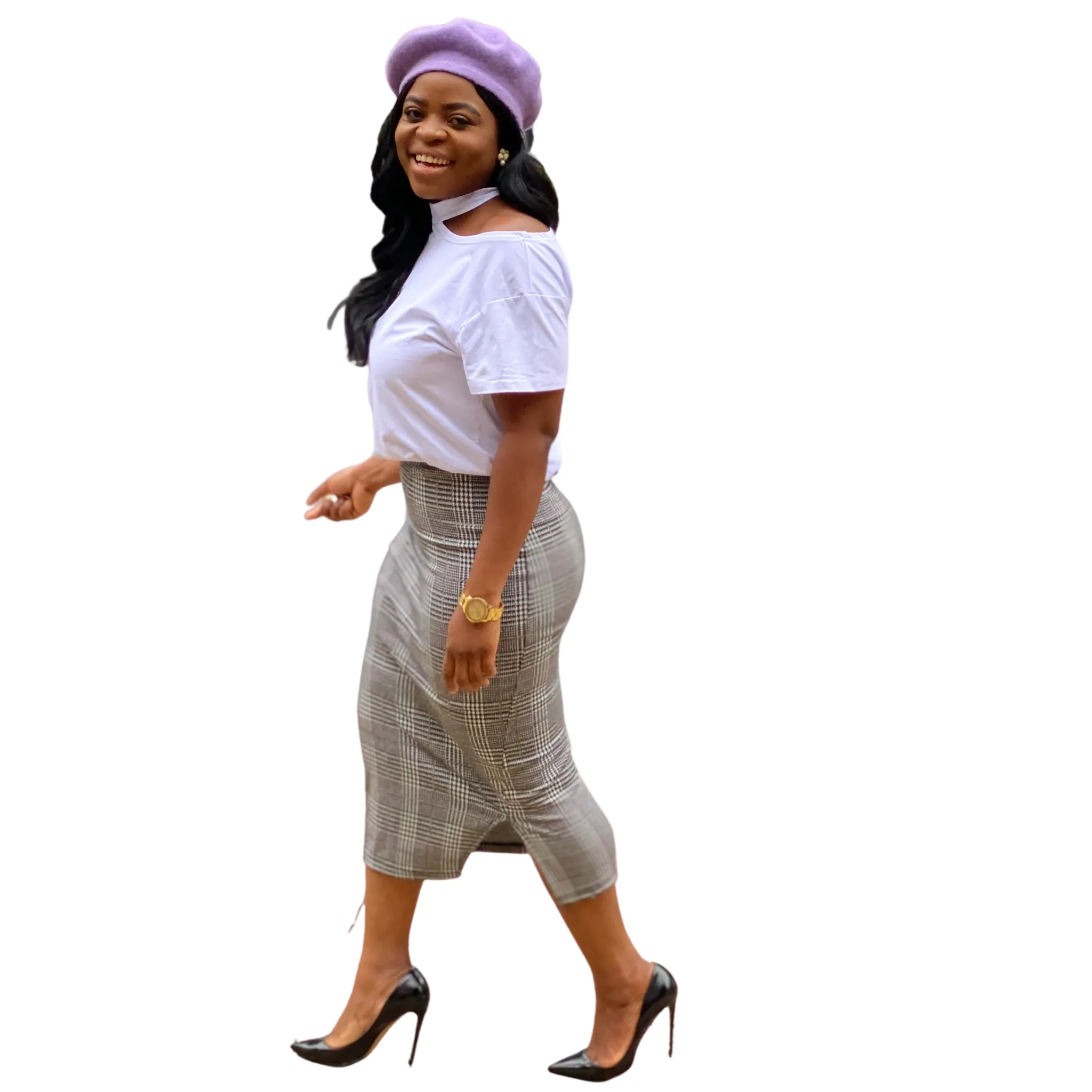 White off shoulder short sleeve t shirt