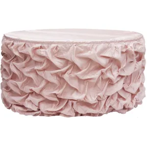 Wholesale 14ft Gathered Lamour Satin Table Skirt
