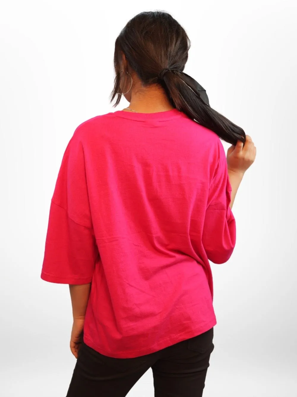 Wildflowers Printed Womens Drop Shoulder T-shirt Legacy Boutiques Dhaka