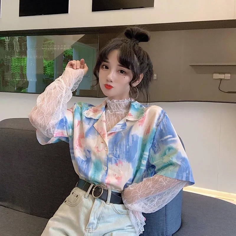 Women's Colorful Pattern Shirt